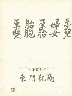 单胎孕妇梦见生双胞胎女儿