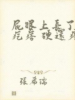 屁眼上长了一个疙瘩 硬还疼