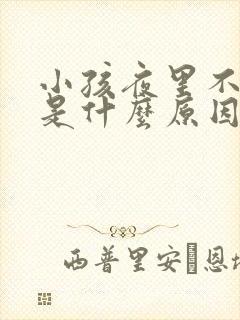 小孩夜里不睡觉是什么原因