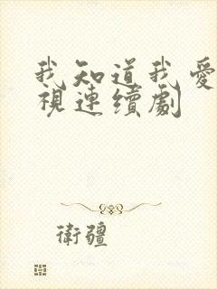 我知道我爱你电视连续剧