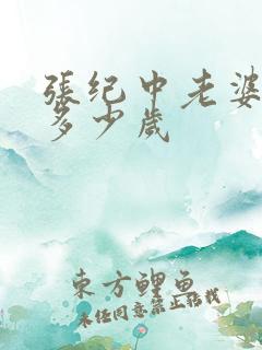 张纪中老婆小他多少岁