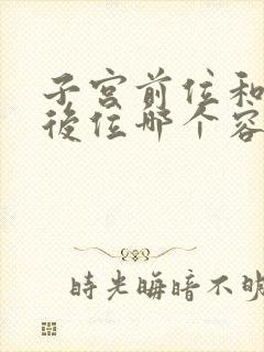 子宫前位和子宫后位哪个容易怀孕