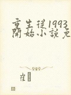 重生从1993开始小说免费阅读
