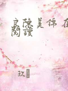 良陈美锦 在线阅读