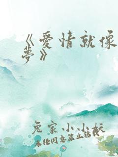 《爱情就像一场梦》