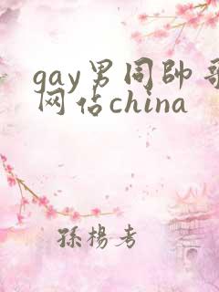 gay男同帅哥网站china