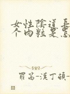 女性阴道长了一个肉粒是怎么回事