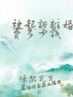 被起诉离婚律师费多少钱