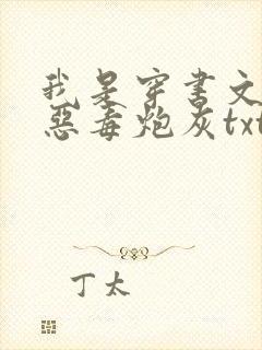 我是穿书文里的恶毒炮灰txt