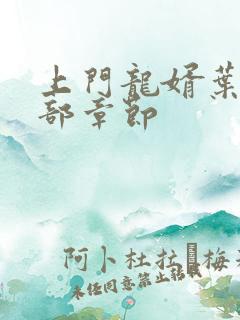 上门龙婿叶辰全部章节