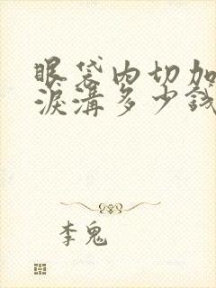 眼袋内切加填充泪沟多少钱