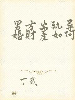 男方出轨导致离婚财产如何分割