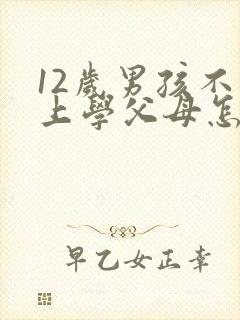 12岁男孩不想上学父母怎样引导