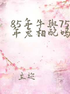 85年牛与75年兔相配吗