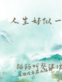 人生好似一场梦