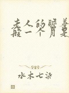 老人的赡养费一般一个月是多少钱