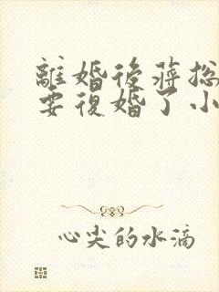 离婚后蒋总他想要复婚了小说免费阅读