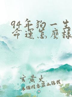 94年狗一生的命运怎么样
