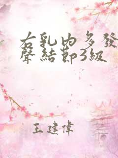 右乳内多发低回声结节3级