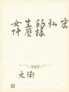 女生的私密部长什么样