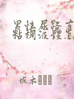 男性尿路有黄色粘稠液体怎么回事