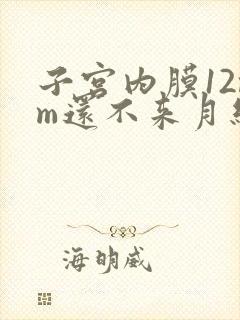 子宫内膜12mm还不来月经怎么办