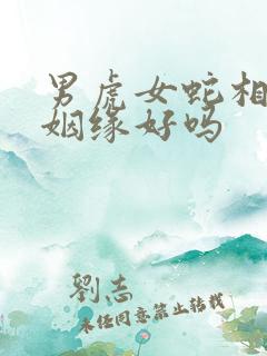 男虎女蛇相配的姻缘好吗