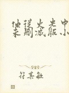 他从火光中走来未删减版小说