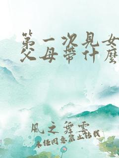 第一次见女朋友父母带什么礼物