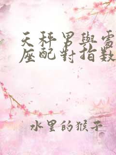 天秤男与处女女座配对指数