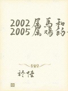 2002属马和2005属鸡的婚姻如何
