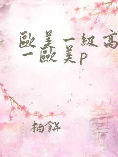 欧美一级高清片一欧美p