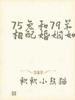 75兔和79羊相配婚姻如何