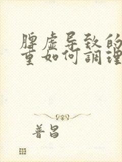 脾虚导致的湿气重如何调理