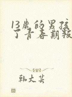 13岁的男孩到了青春期叛逆怎么教