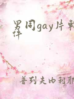 男同gay片软件