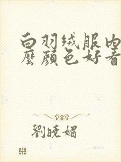 白羽绒服内搭什么颜色好看