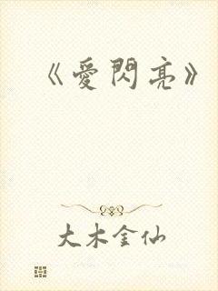 《爱闪亮》结局