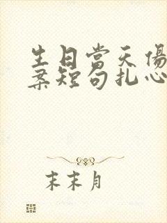 生日当天伤感文案短句扎心