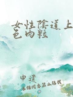 女性阴道上有白色肉粒