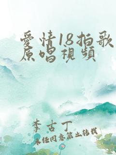 爱情18拍歌曲原唱视频