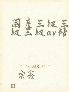 国产三级三级三级三级av精品