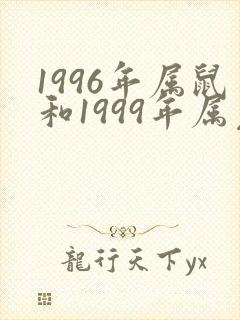 1996年属鼠和1999年属兔姻缘如何