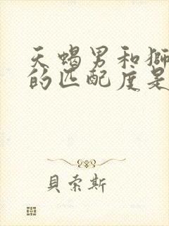 天蝎男和狮子女的匹配度是多少