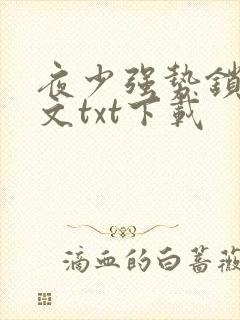 夜少强势锁婚全文txt下载