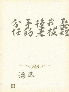 分手后我娶了前任的老板短剧全集