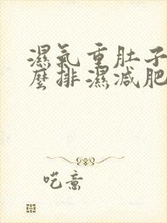 湿气重肚子大怎么排湿减肥