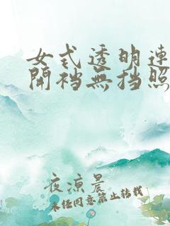 女式透明连体衣开裆无挡照片