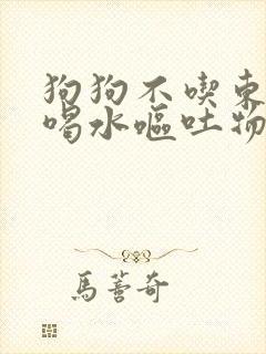 狗狗不吃东西只喝水呕吐物里有血