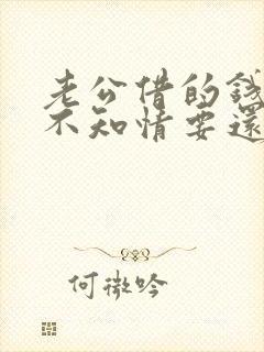 老公借的钱老婆不知情要还吗